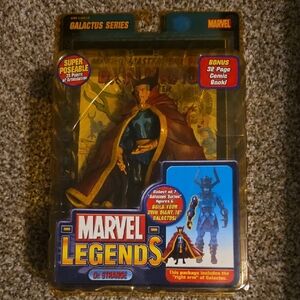 Marvel Legends Doctor Strange Figure Galactus Series With COMIC BOOK